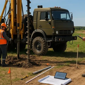 Геологические изыскания для строительства дороги